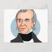 James Knox Polk Briefkaart (Voorkant)