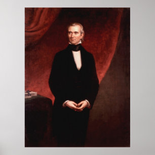 JAMES KNOX POLK door George Peter Alexander Healy Poster