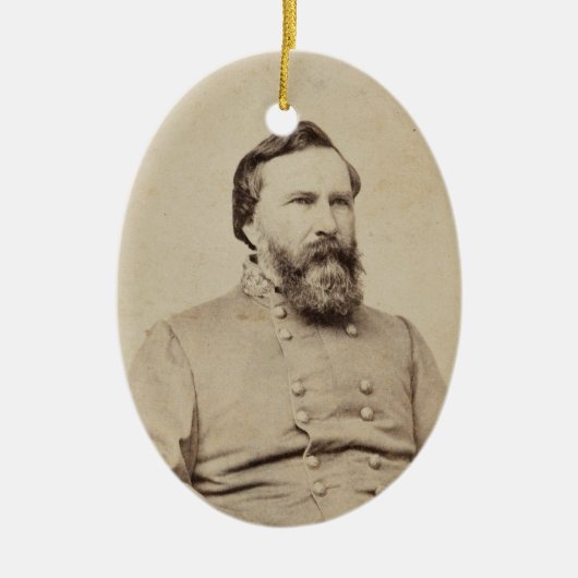James Longstreet Keramisch Ornament (Voorkant)