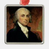 James Madison 2 Metalen Ornament (Voorkant)