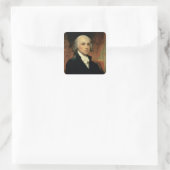 James Madison 2 Vierkante Sticker (Tas)