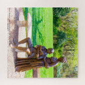 James Madison 4de President van Amerika. Legpuzzel (Horizontaal)