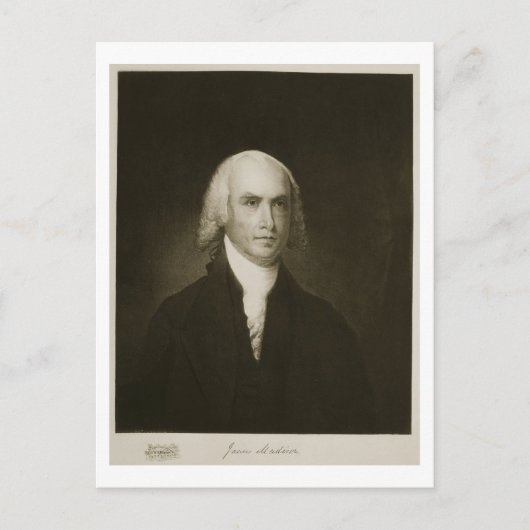James Madison, 4de President van de Verenigde Stat Briefkaart (Voorkant)