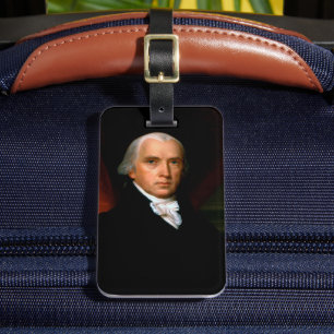 James Madison 4de President van de Verenigde State Bagagelabel