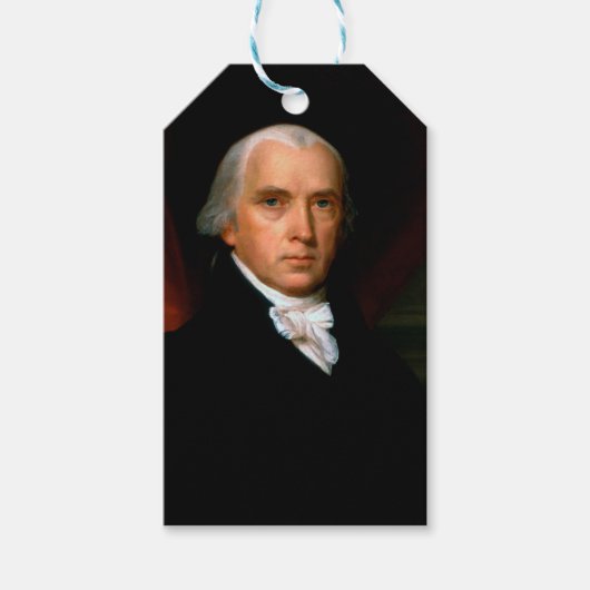 James Madison 4de President van de Verenigde State Cadeaulabel (Voorkant)