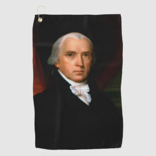 James Madison 4de President van de Verenigde State Golfhanddoek