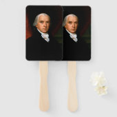 James Madison 4de President van de Verenigde State Handwaaier (Voorkant en achterkant)