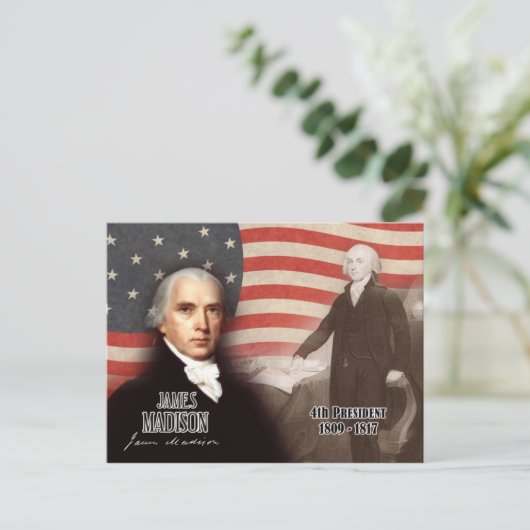 James Madison - 4de President van de VS Briefkaart (Staand voorkant)