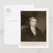 James Madison 82 jaar oud, gegraveerd door Thomas  Briefkaart (Voorkant / Achterkant)