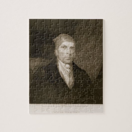 James Madison 82 jaar oud, gegraveerd door Thomas Legpuzzel (Verticaal)