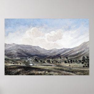 James Madison Alden Rancho en Valley Santa Cruz Poster