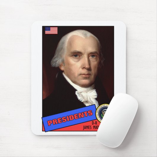 James Madison Baseball Card Muismat (Met muis)
