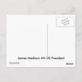James Madison Briefkaart (Achterkant)