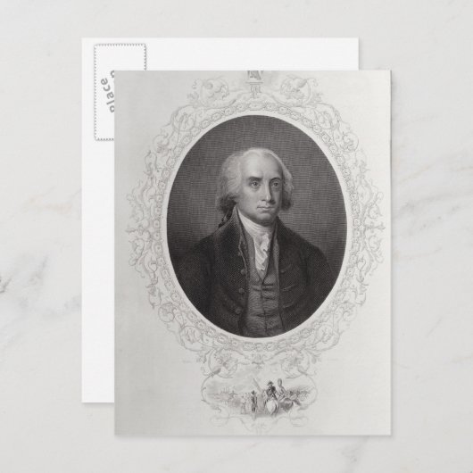 James Madison Briefkaart (Voorkant / Achterkant)