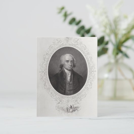 James Madison Briefkaart (Staand voorkant)