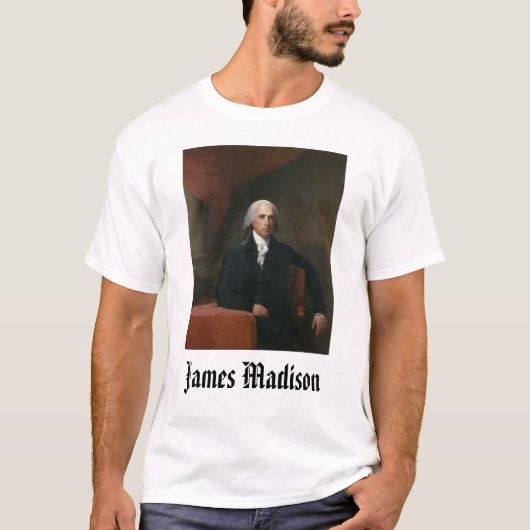 james_madison_by_gilbert_stuart, James Madison, .. T-shirt (Voorkant)