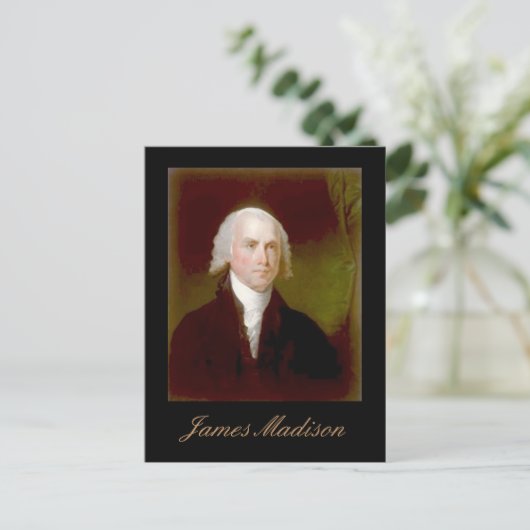 James Madison citeert Briefkaart (Staand voorkant)