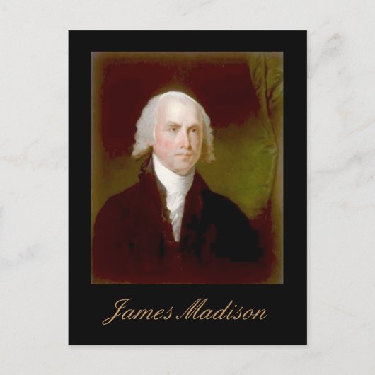 James Madison citeert Briefkaart (Voorkant)