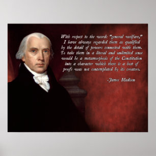 James Madison Constitutie Poster