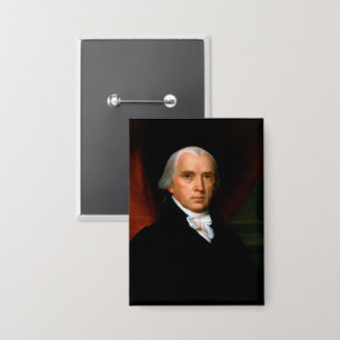 James Madison de 4e president: Koloniaal Amerika Button