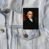 James Madison de 4e president: Koloniaal Amerika Button (Insitu)