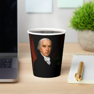 James Madison de 4e president: koloniaal Amerika Papieren Bekers