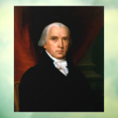 James Madison de 4e president: koloniaal Amerika Raamsticker (Vel 3)