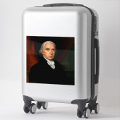 James Madison de 4e president: Koloniaal Amerika Sticker (Koffer)