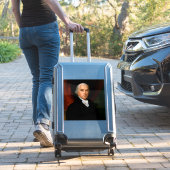 James Madison de 4e president: Koloniaal Amerika Sticker (Koffer Insitu)