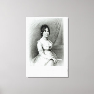 James Madison, Dolley Payne, c.1804-55 Canvas Afdruk