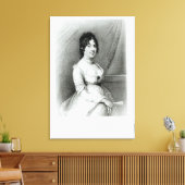 James Madison, Dolley Payne, c.1804-55 Canvas Afdruk (Insitu (Woonkamer))