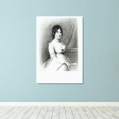 James Madison, Dolley Payne, c.1804-55 Canvas Afdruk (Insitu (Houten vloer))