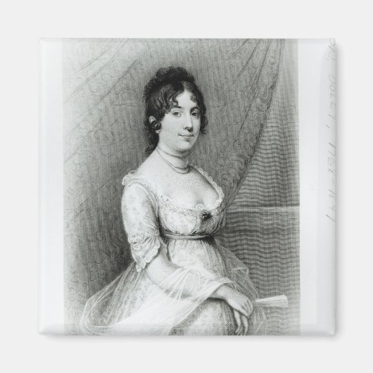 James Madison, Dolley Payne, c.1804-55 Magneet (Voorkant)