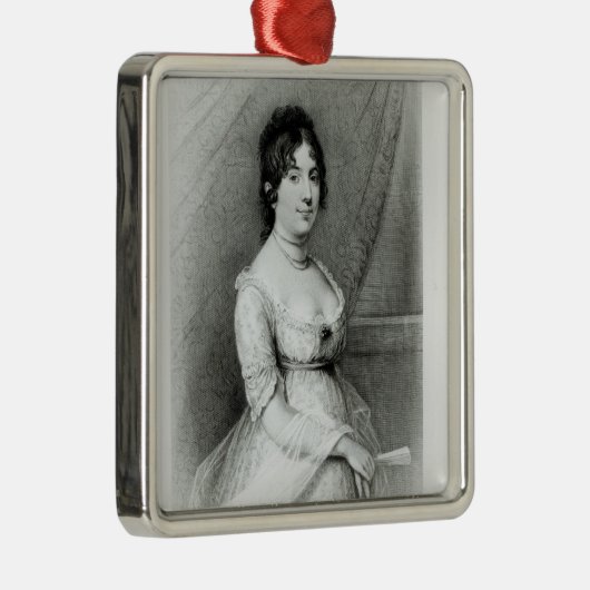 James Madison, Dolley Payne, c.1804-55 Metalen Ornament (Rechts)