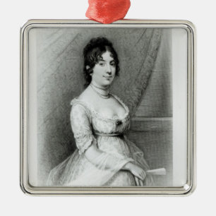 James Madison, Dolley Payne, c.1804-55 Metalen Ornament