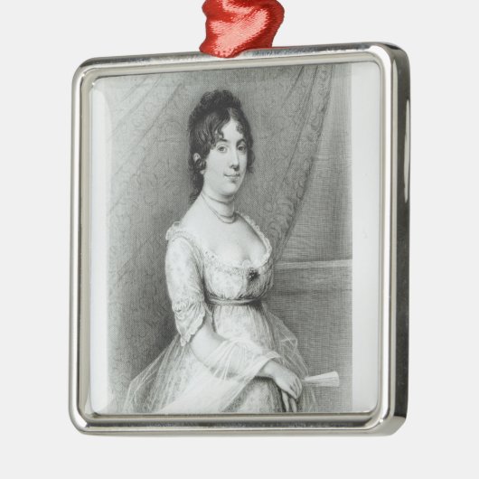 James Madison, Dolley Payne, c.1804-55 Metalen Ornament (Links)