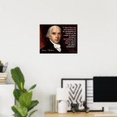 James Madison Freedom Quote Print (Thuiskantoor)