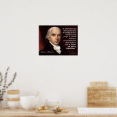 James Madison Freedom Quote Print (Keuken)