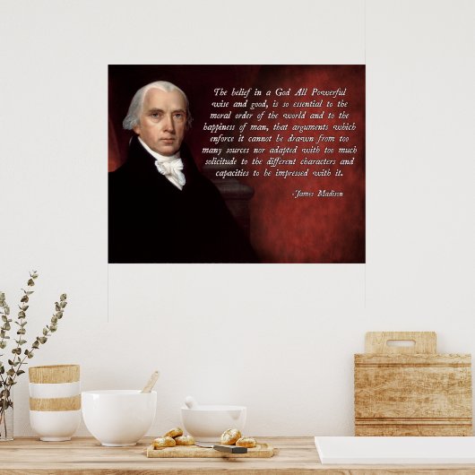 James Madison God Poster (Keuken)