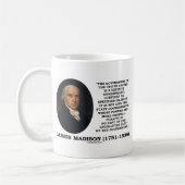 James Madison Govt van de Verenigde Staten Koffiemok (Links)