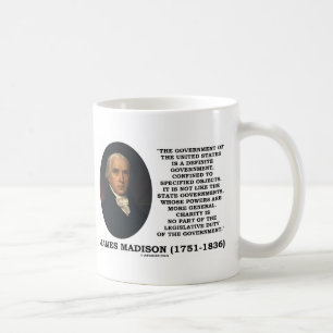 James Madison Govt van de Verenigde Staten Koffiemok