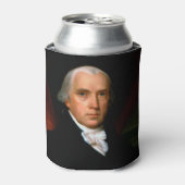 James Madison, het vierde President: koloniaal Ame Blikjeskoeler (Blikje Voorkant)