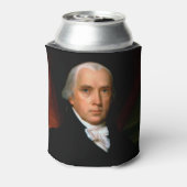 James Madison, het vierde President: koloniaal Ame Blikjeskoeler (Blikje Achterkant)