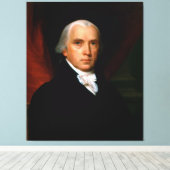 James Madison, het vierde President: koloniaal Ame Canvas Afdruk (Insitu (Houten vloer))
