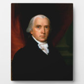James Madison, het vierde President: koloniaal Ame Fotoplaat (Voorkant)
