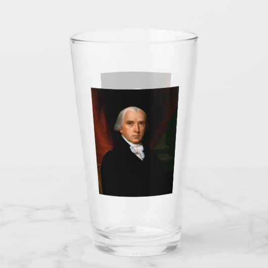 James Madison, het vierde President: koloniaal Ame Glas (Achterkant)