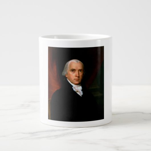 James Madison, het vierde President: koloniaal Ame Grote Koffiekop (Voorkant)