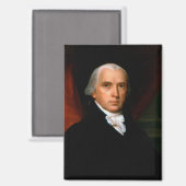James Madison, het vierde President: koloniaal Ame Magneet (Voorkant / Achterkant)