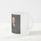 James Madison, het vierde President: koloniaal Ame Matglas Koffiemok (Voorkant rechts)