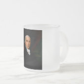 James Madison, het vierde President: koloniaal Ame Matglas Koffiemok (Voorkant rechts)
